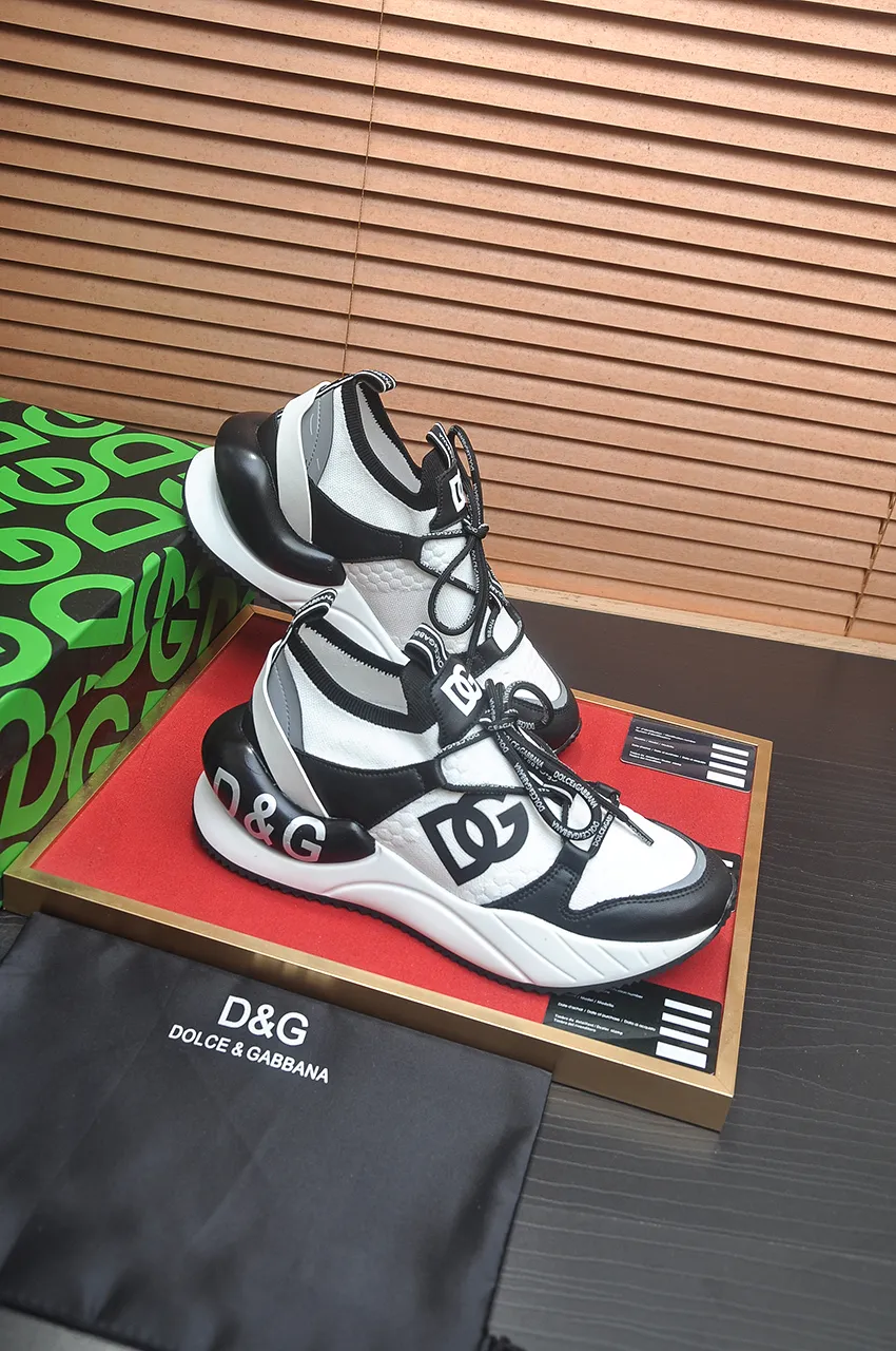 Men's shoes 💰480💶[D&G] High-end quality Product trademark: DG "Dolce & Gabbana*" low-top sneakers Product material: imported ^_^ cowhide upper, cotton silk lining, original outsole Regular size: 38-45 (45 customized)